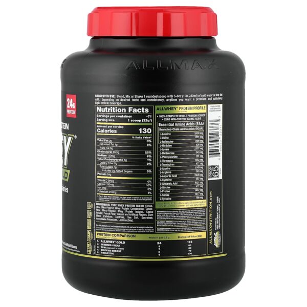 ALLMAX - GOLD ALLWHEY Whey Protein Premium Manteiga de Amendoim com Chocolate 2.27 kg
