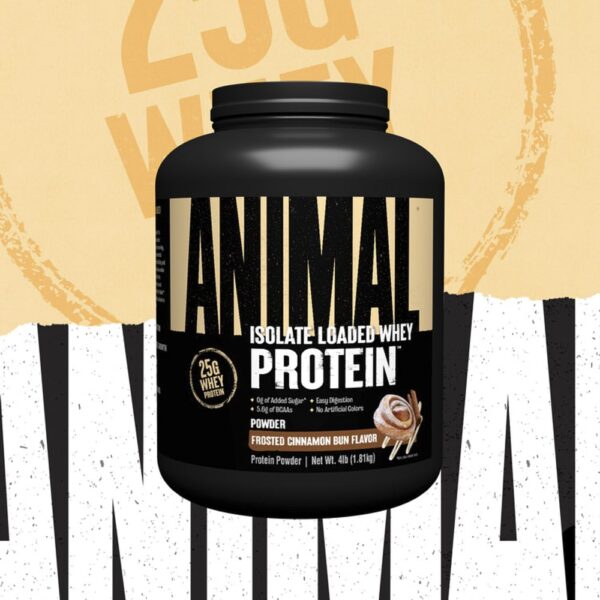 Animal - Isolado de Whey Protein Carregada Pão de Canela Congelado 1,81 kg