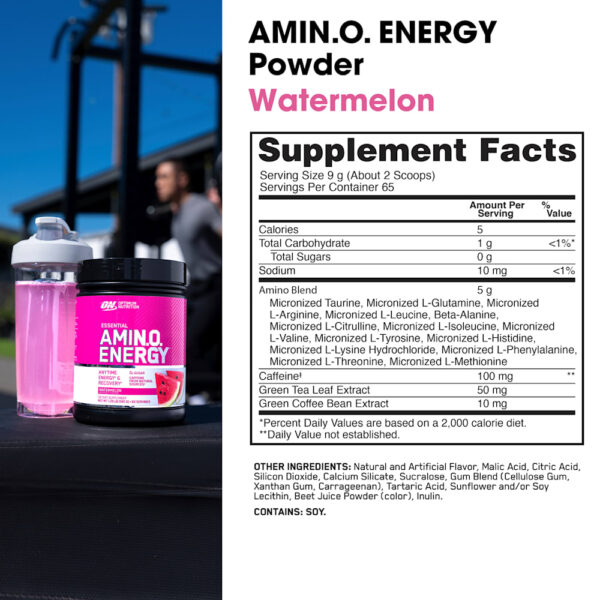 Optimum Nutrition - Essential Amin.O. Energy Melancia 585 g