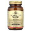 Solgar - L-Carnitina Forma Livre 60 Comprimidos (500 mg por Comprimido)