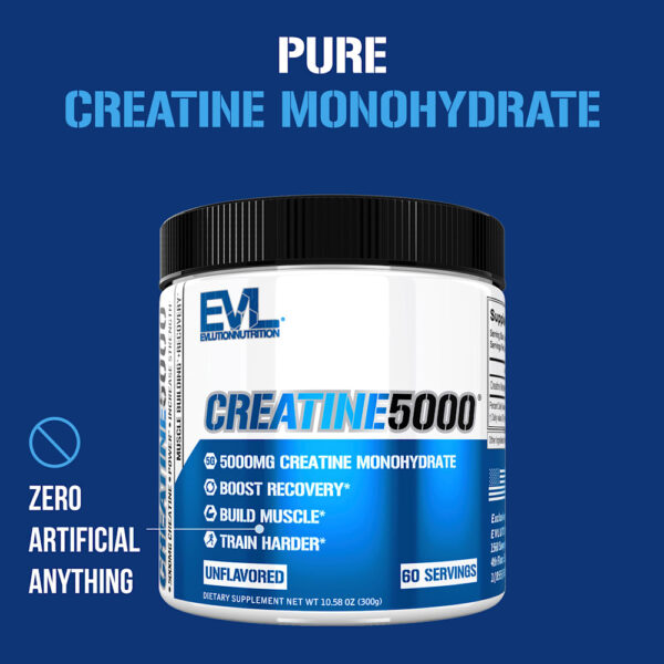 EVLution Nutrition - CREATINE5000 Sem Sabor 300 g