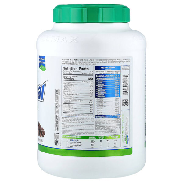 ALLMAX - ISONatural Isolado de Proteína Whey Chocolate 2,27 kg