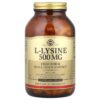 71-14.jpg Solgar - L-lisina Forma Livre 500 mg 250 Cápsulas Vegetais