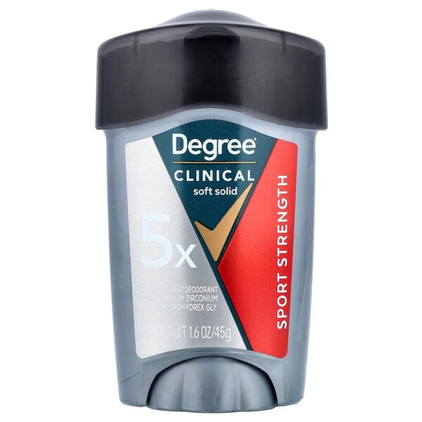 Degree - Clinical Desodorante Antitranspirante Sólido Suave Força Sport 45 g