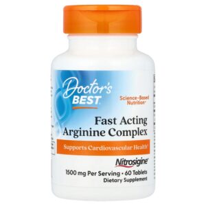 Doctor's Best - Fast Acting Complexo de Arginina Ação Rápida 60 Comprimidos