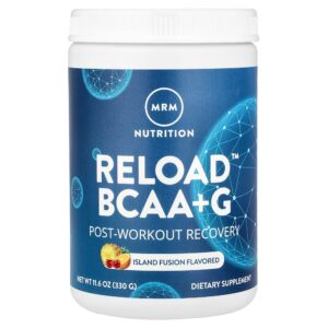 74-14.jpg MRM Nutrition - Reload BCAA+G Recuperação Pós-Treino Island Fusion 330 g