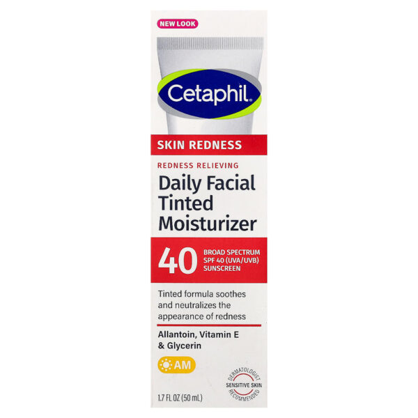Cetaphil - Alívio da Vermelhidão Hidratante Facial Diário com Cor FPS 40 50 ml