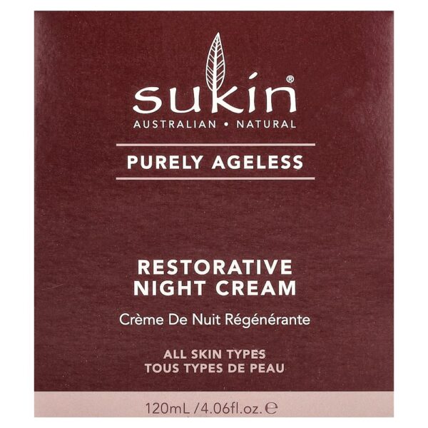Sukin - Purely Ageless Creme Noturno Restaurador Todos os Tipos de Pele 120 ml