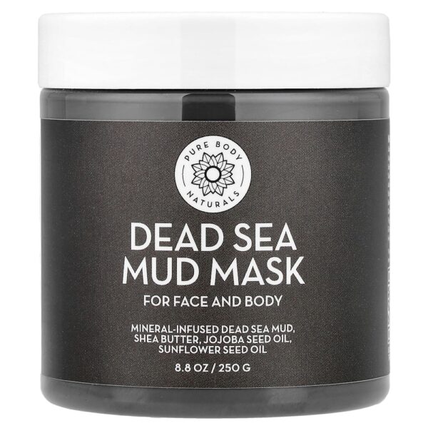 Pure Body Naturals - Máscara de Lama do Mar Morto 250 g
