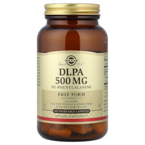 Solgar - DLPA 500 mg 100 Cápsulas Vegetais