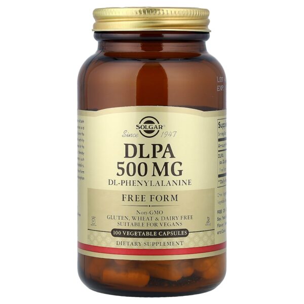 77-7.jpg Solgar - DLPA 500 mg 100 Cápsulas Vegetais