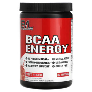 EVLution Nutrition - BCAA Energy Ponche de Frutas 288 g