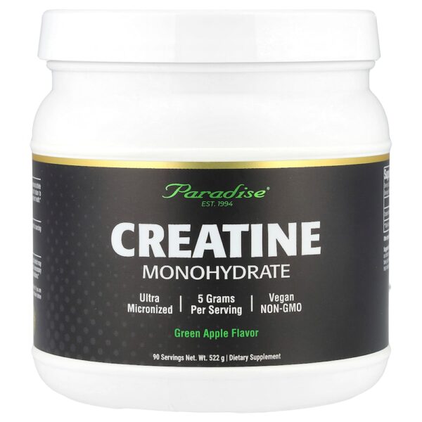 Paradise Herbs - Creatina Mono-Hidratada Maçã Verde 522 g