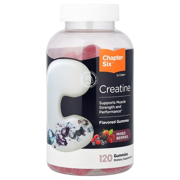 Zahler - Chapter Six Gomas de Creatina Frutos Silvestres Mistos 120 Gomas (1,25 g por Goma)