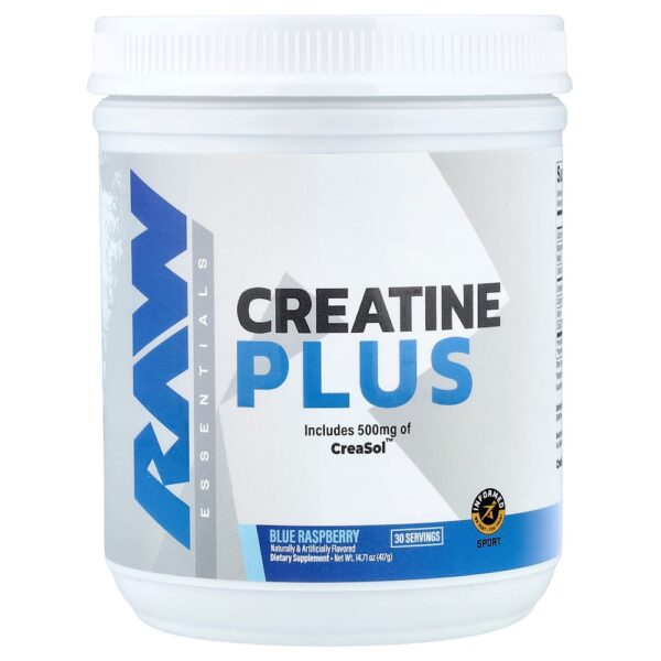 Raw Nutrition - Essentials Creatine Plus Framboesa Azul 417 g
