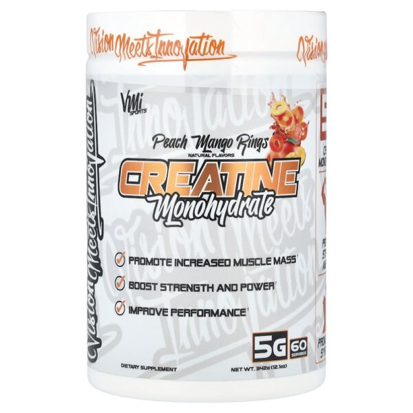 VMI Sports - Creatina Mono-Hidratada Anéis de Pêssego e Manga 342 g