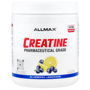 8-128.jpg ALLMAX - Creatina Classe Farmacêutica Limonada de Mirtilo 190 g