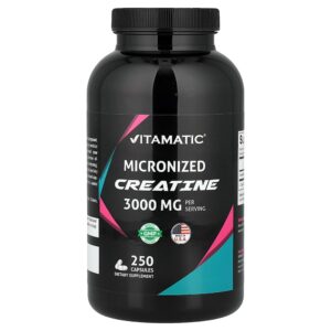 Vitamatic - Creatina 250 250 Cápsulas (750 mg por Cápsula)