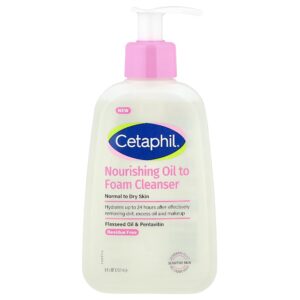 Cetaphil - Óleo de Limpeza Nutritivo para Espuma de Limpeza Pele Normal a Seca 235 ml