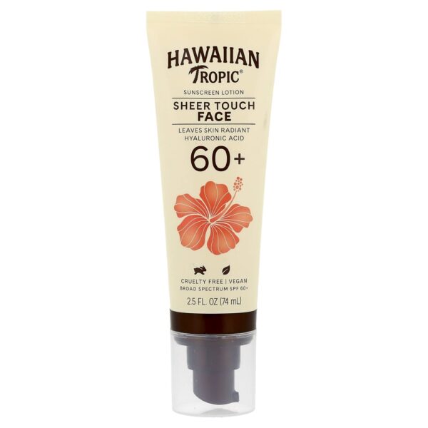 Hawaiian Tropic - Sheer Touch Loção de Protetor Solar Facial FPS 60+ 75 ml