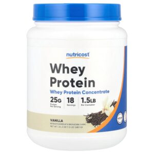 Nutricost - Concentrado de Proteína Whey Baunilha 680 g