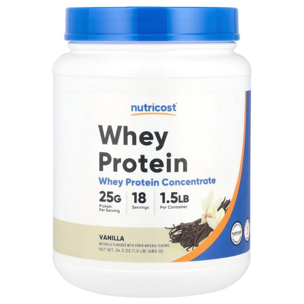 Nutricost - Concentrado de Proteína Whey Baunilha 680 g