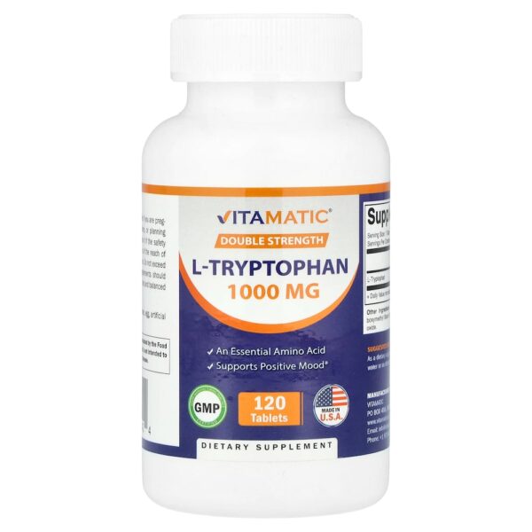 Vitamatic - L-Triptofano 1.000 mg 120 Comprimidos