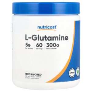 Nutricost - L-Glutamina Sem Sabor 300 g
