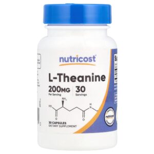 Nutricost - L-teanina 200 mg 30 cápsulas