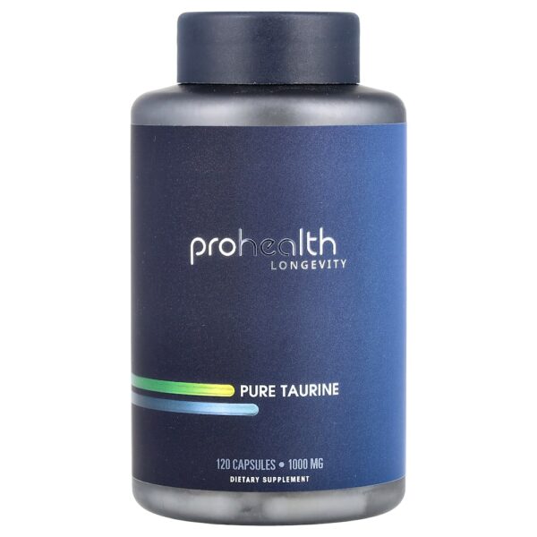 8-191.jpg ProHealth Longevity - Taurina Pura 1.000 mg 120 Cápsulas