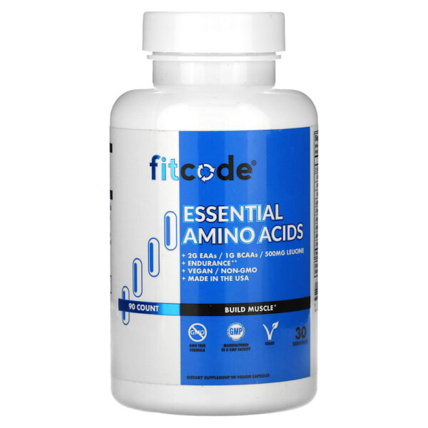 fitcode - Aminoácidos Essenciais 90 Cápsulas Vegetais
