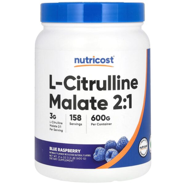 Nutricost - Malato de L-Citrulina 2:1 Framboesa Azul 600 g