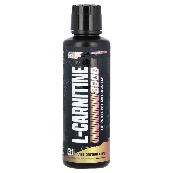 Nutrex Research - L-Carnitina 3000 Goiaba de Maracujá 465 ml