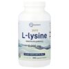 Micro Ingredients - L-Lisina Pura Potência Máxima 300 Cápsulas Vegetarianas (500 mg por Cápsula)