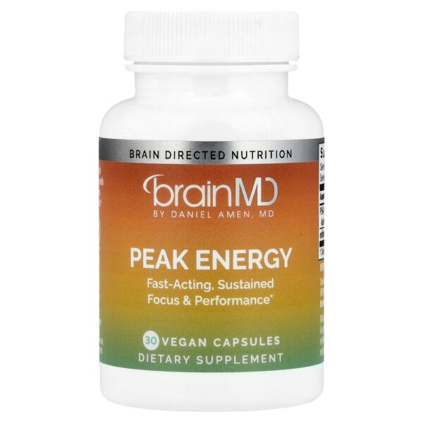 BrainMD - Peak Energy 30 Cápsulas Veganas