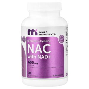 8-223.jpg Micro Ingredients - NAC com NAD+ 240 Cápsulas