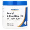 Nutricost - Cloridrato de Acetil L-Carnitina Sem Sabor 100 g