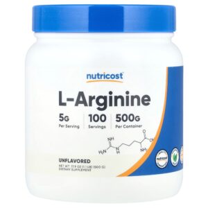 Nutricost - L-Arginina Sem Sabor 500 g