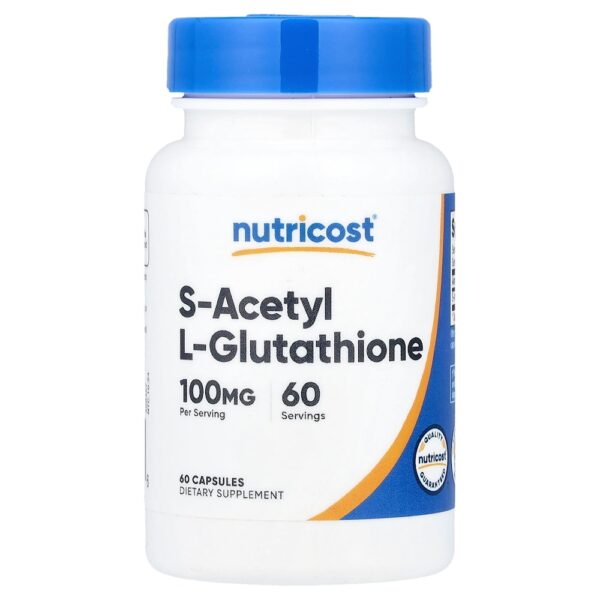 Nutricost - S-Acetil L-Glutationa 100 mg 60 Cápsulas