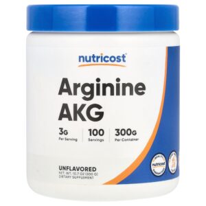 Nutricost - Arginina AKG Sem Sabor 300 g