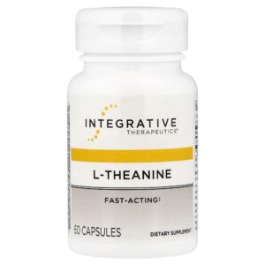 Integrative Therapeutics - L-teanina 60 mg 100 Cápsulas Vegetarianas (100 mg por Cápsula)