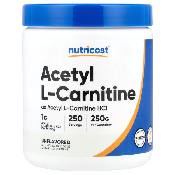 Nutricost - Acetil L-Carnitina Sem Sabor 250 g
