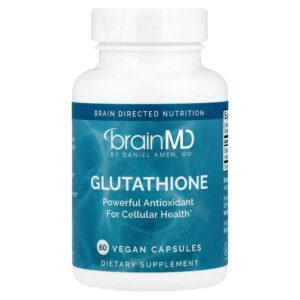 BrainMD - Glutationa 60 Cápsulas Veganas (250 mg por Cápsula)