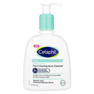 Cetaphil - Gentle Clear Solução de Limpeza para Acne e Limpeza dos Poros 235 ml