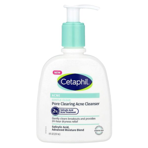 Cetaphil - Gentle Clear Solução de Limpeza para Acne e Limpeza dos Poros 235 ml