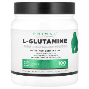 PrePrimal - L-Glutamina em Pó Sem Sabor 500 g