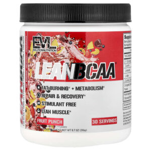 EVLution Nutrition - Lean BCAA Ponche de Frutas 246 g