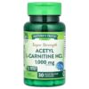 Nature's Truth - Cloridrato de Acetil L-Carnitina Superpotência 30 Cápsulas de Liberação Rápida (500 mg por Cápsula)