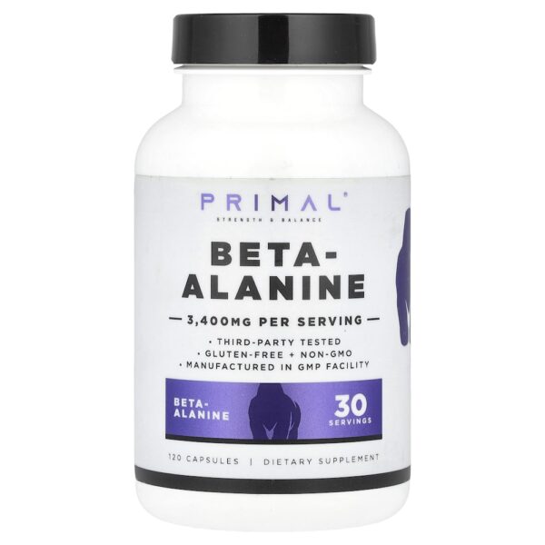 PrePrimal - Beta-Alanina 120 Cápsulas (850 mg por Cápsula)