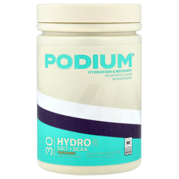 Podium Nutrition - Hydro & Salt 2025 + BCAA Pêssego e Manga 414 g